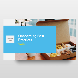 Onboarding & Transition