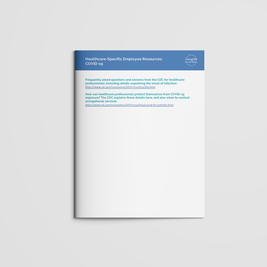 Healthcare-Specific Employee Resources