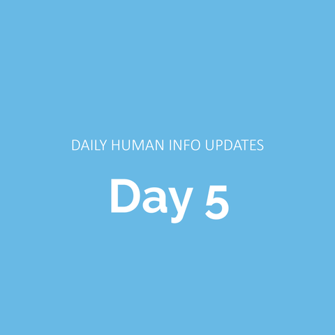 Daily Human Info Updates (Day 5)